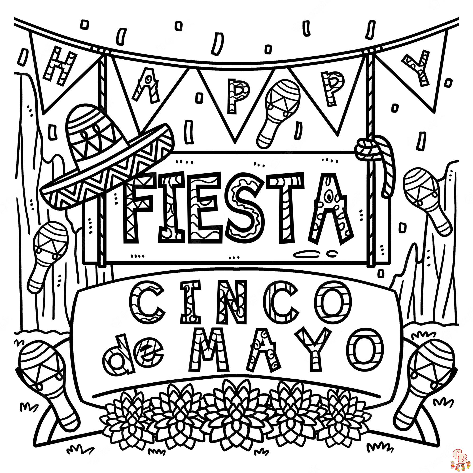 Cinco de Mayo Coloring Pages 2