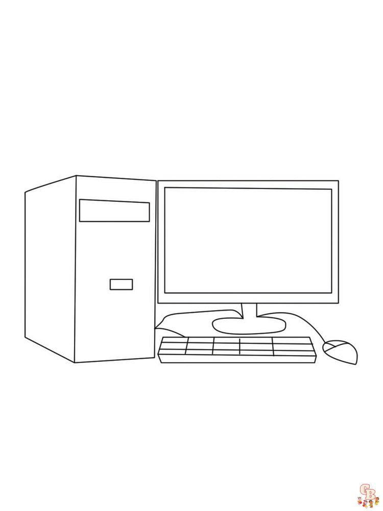 Computer Coloring Pages 11