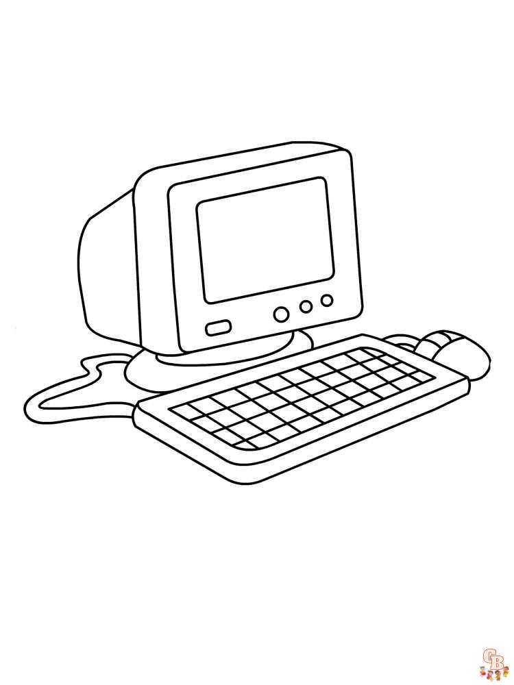 Computer Coloring Pages 6