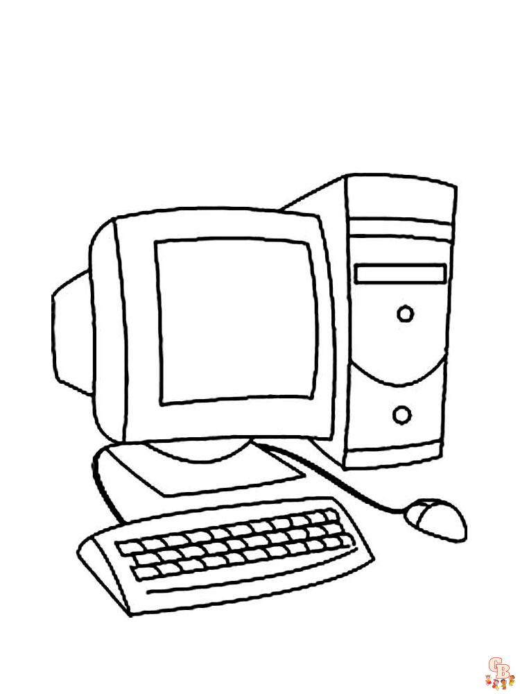 Computer Coloring Pages 8