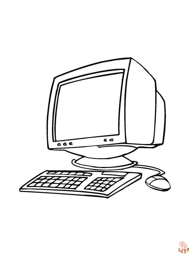 Computer Coloring Pages 9