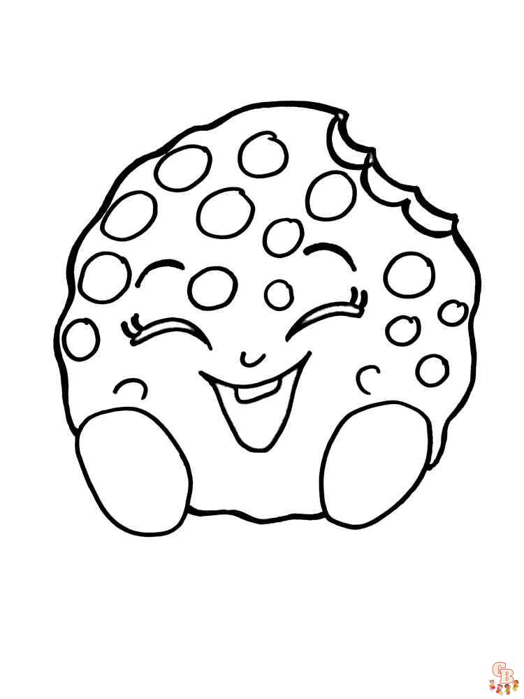 Cookies Coloring Pages 1