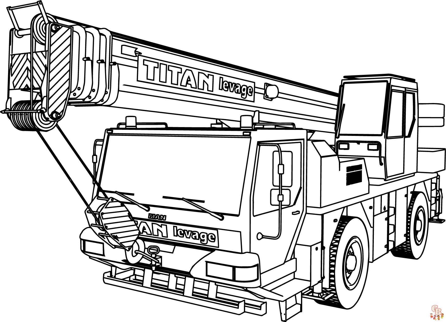 Crane coloring pages 11