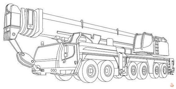 Crane coloring pages 2