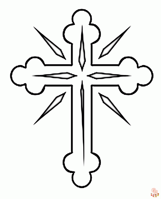 Cross Coloring Pages 2