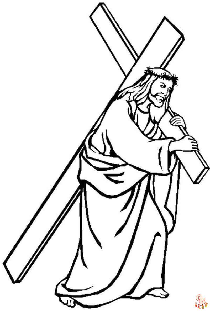 Cross Coloring Pages 4