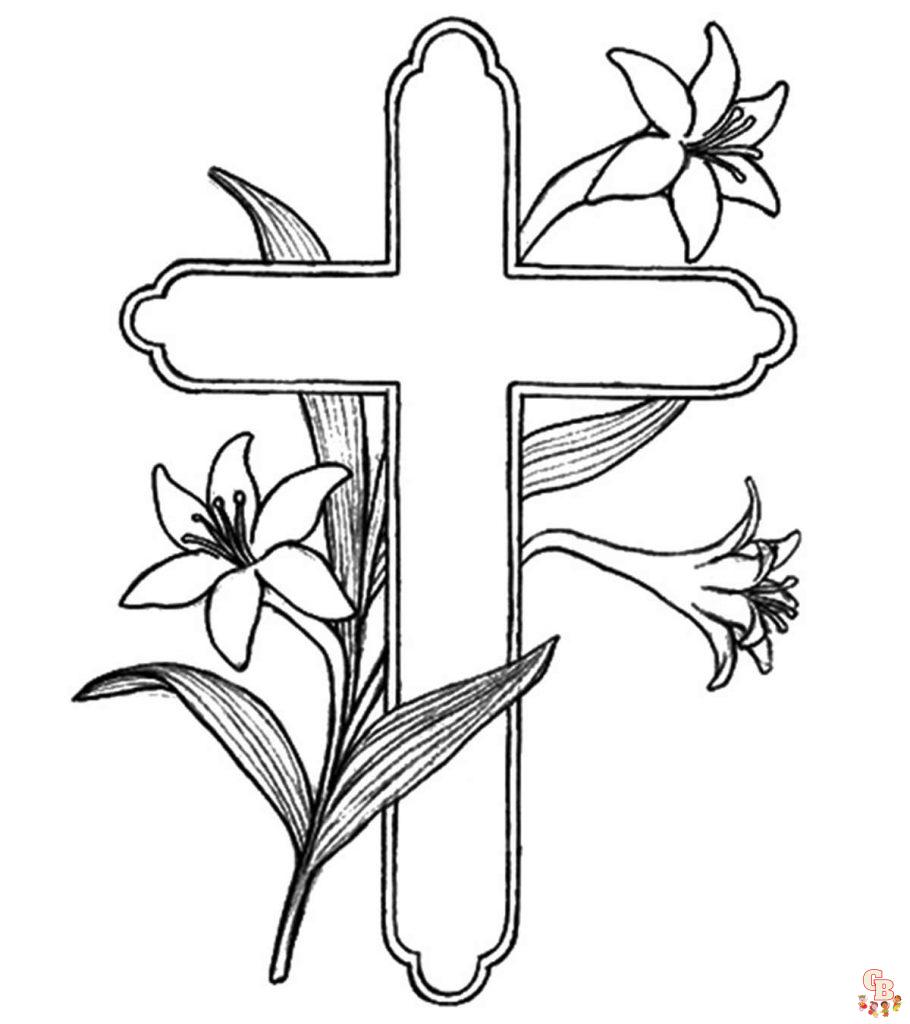 Cross Coloring Pages 5