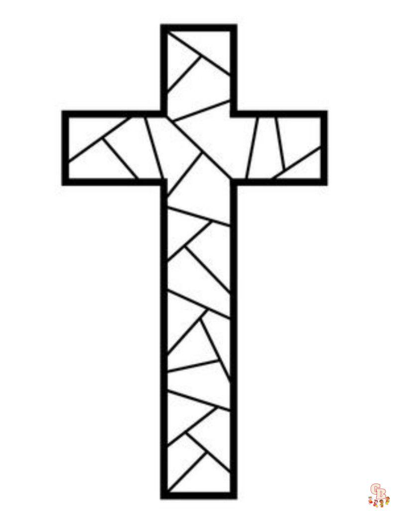 Cross Coloring Pages 6