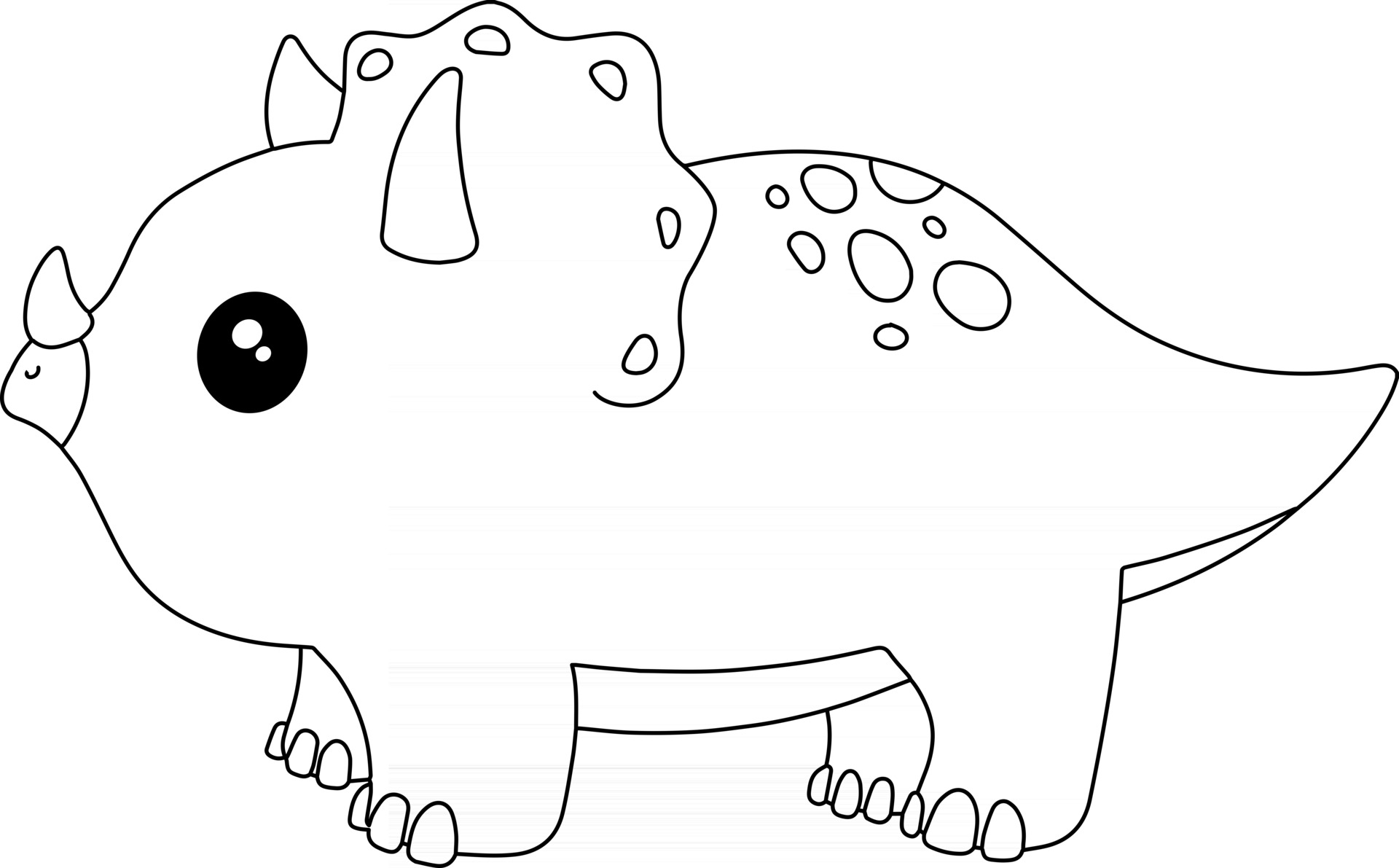 Cute DinoSaur coloring pages 20