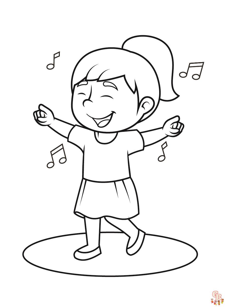 Dance Coloring Pages 3