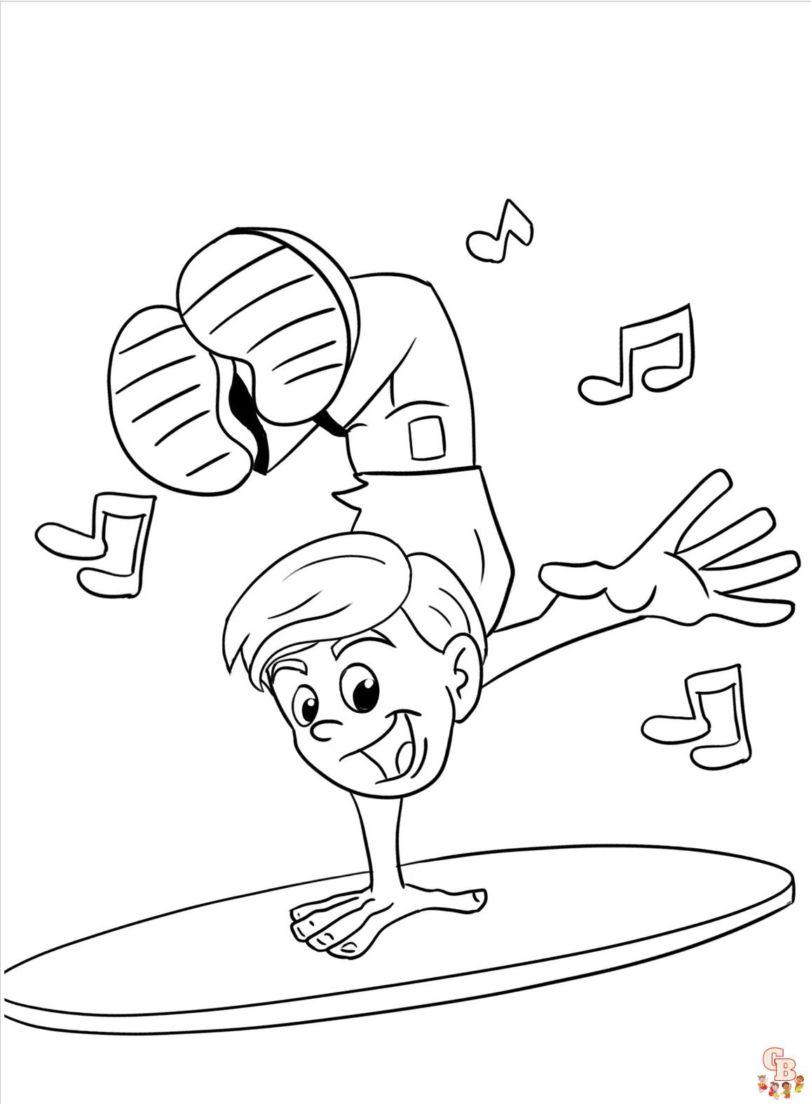 Dance Coloring Pages 7