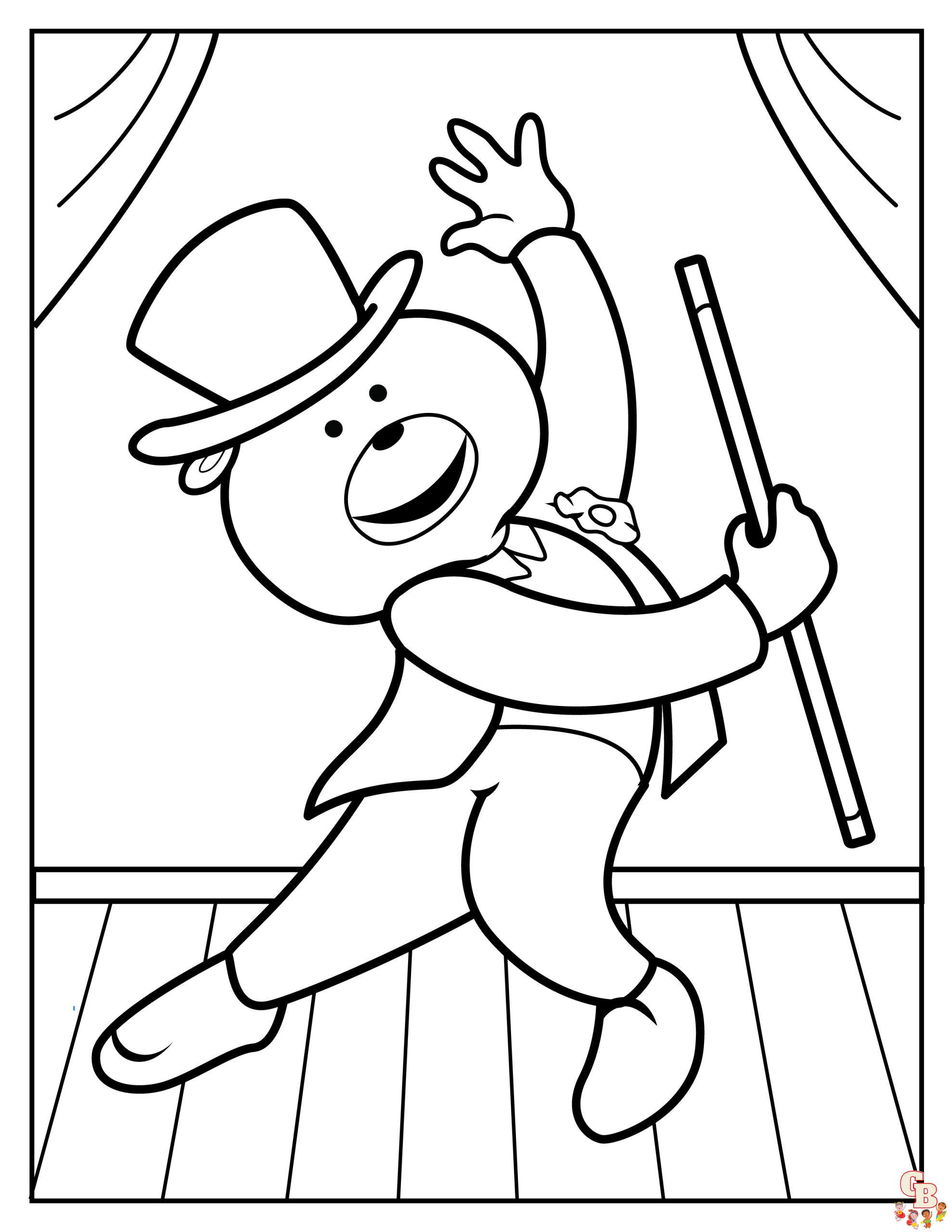 Dance Coloring Pages 8