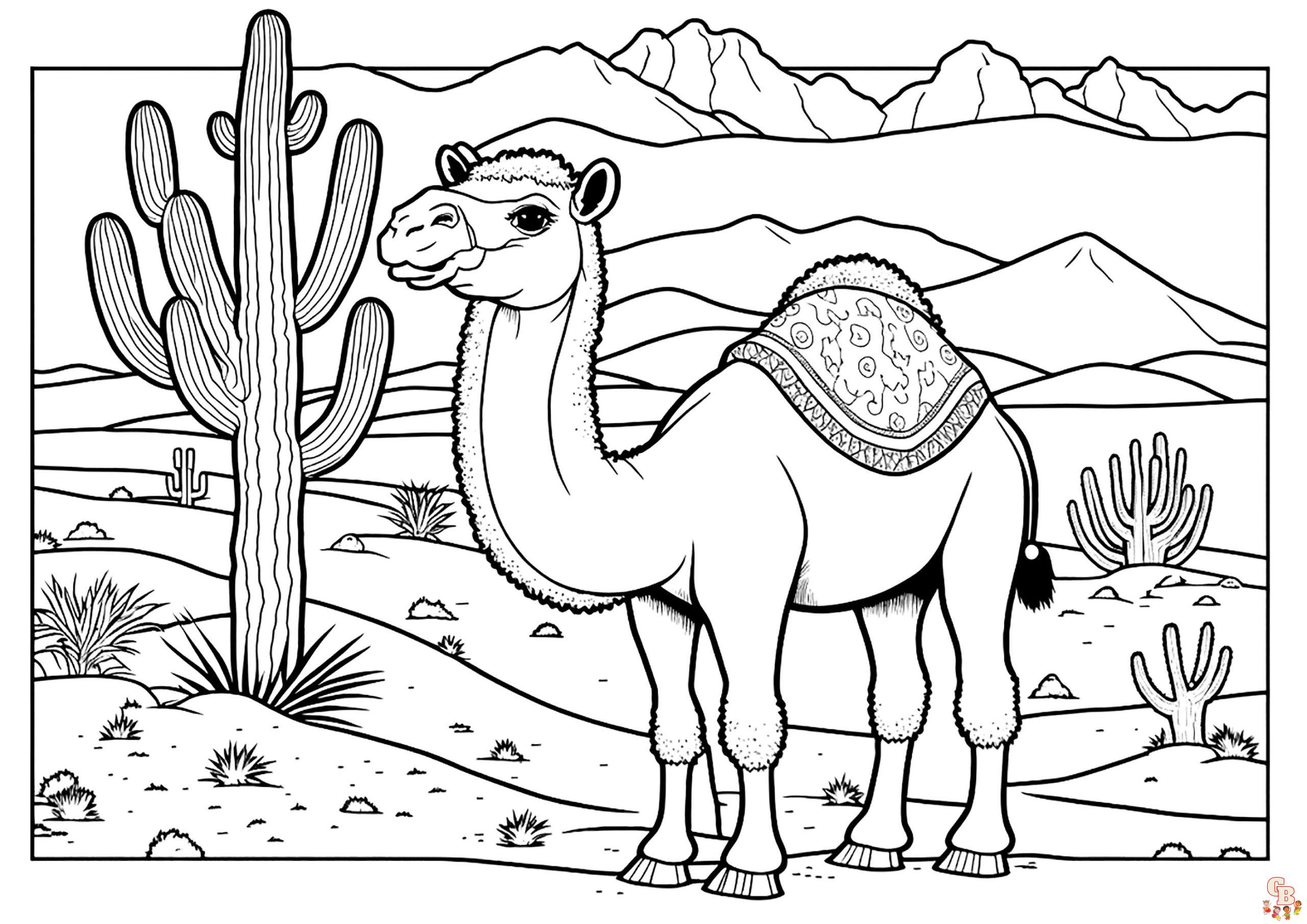 Desert Coloring Pages 2