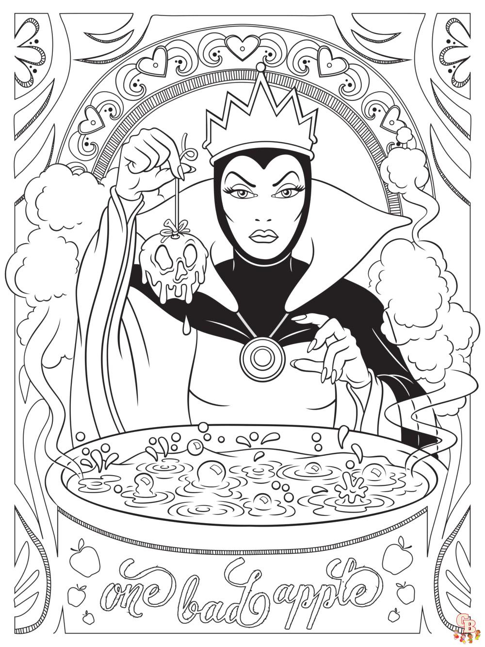 Disney Villains Coloring Pages 3