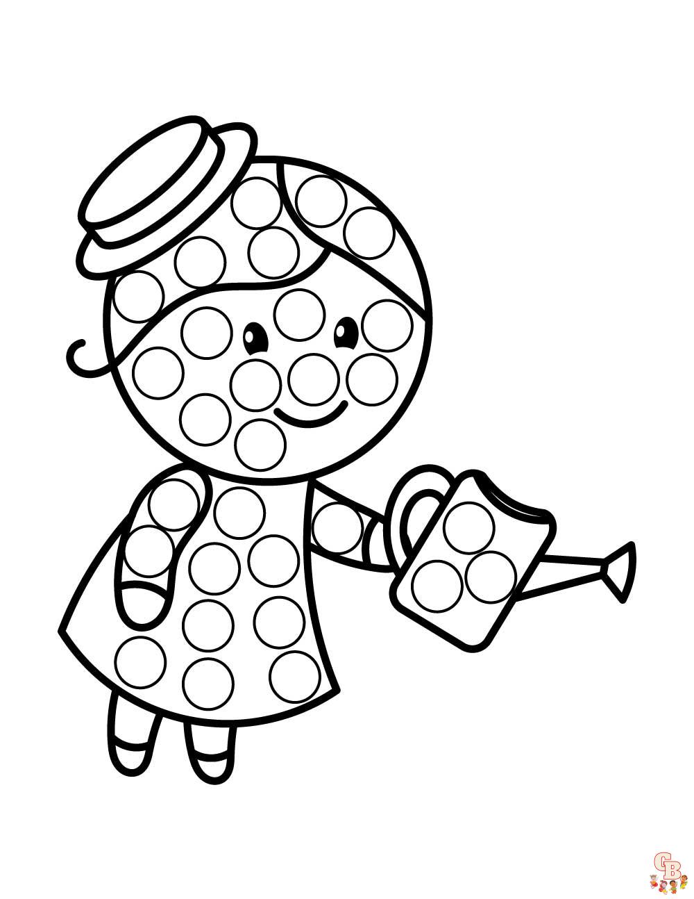 Dot Coloring Pages 5