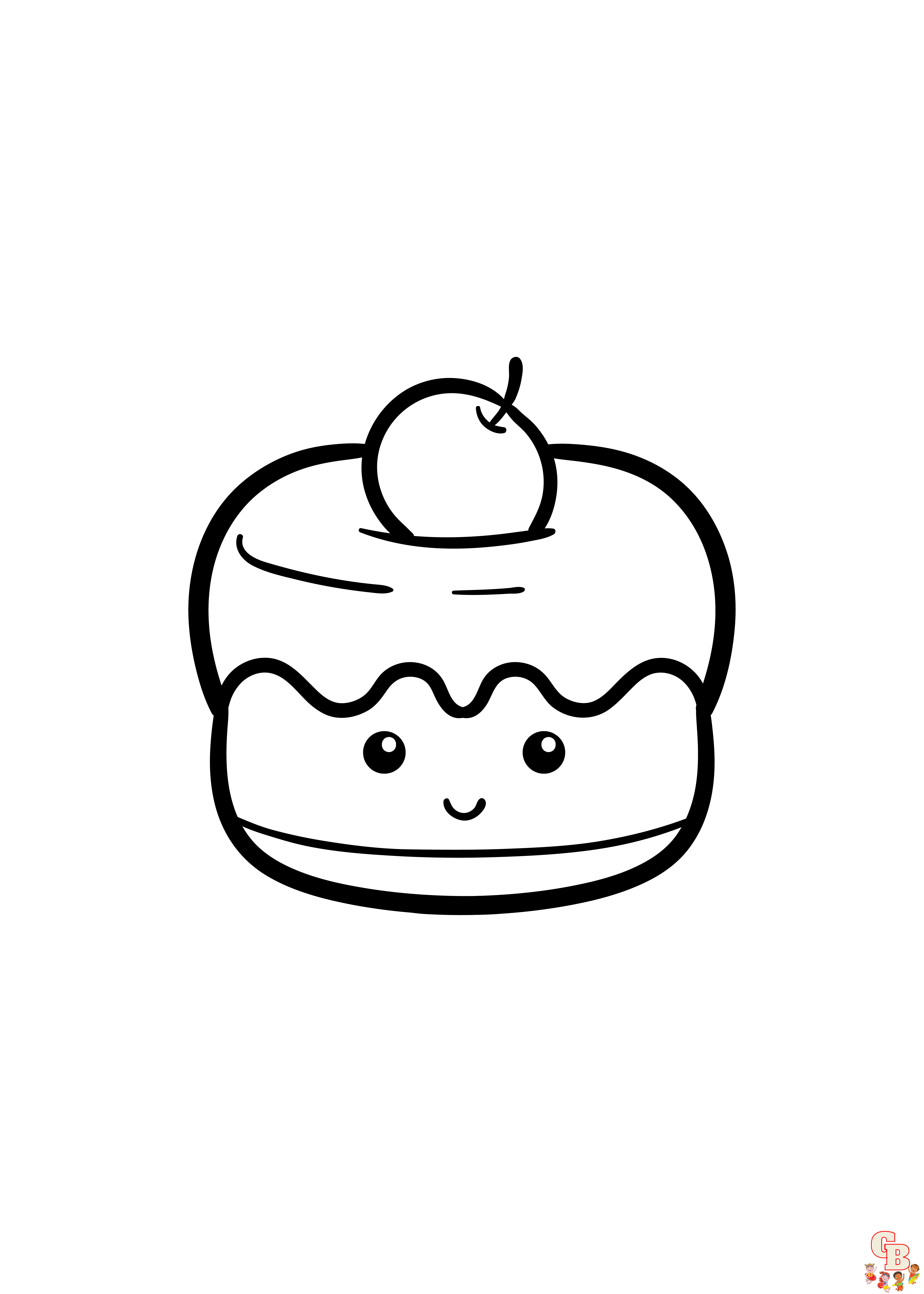 Easy cute coloring pages 11