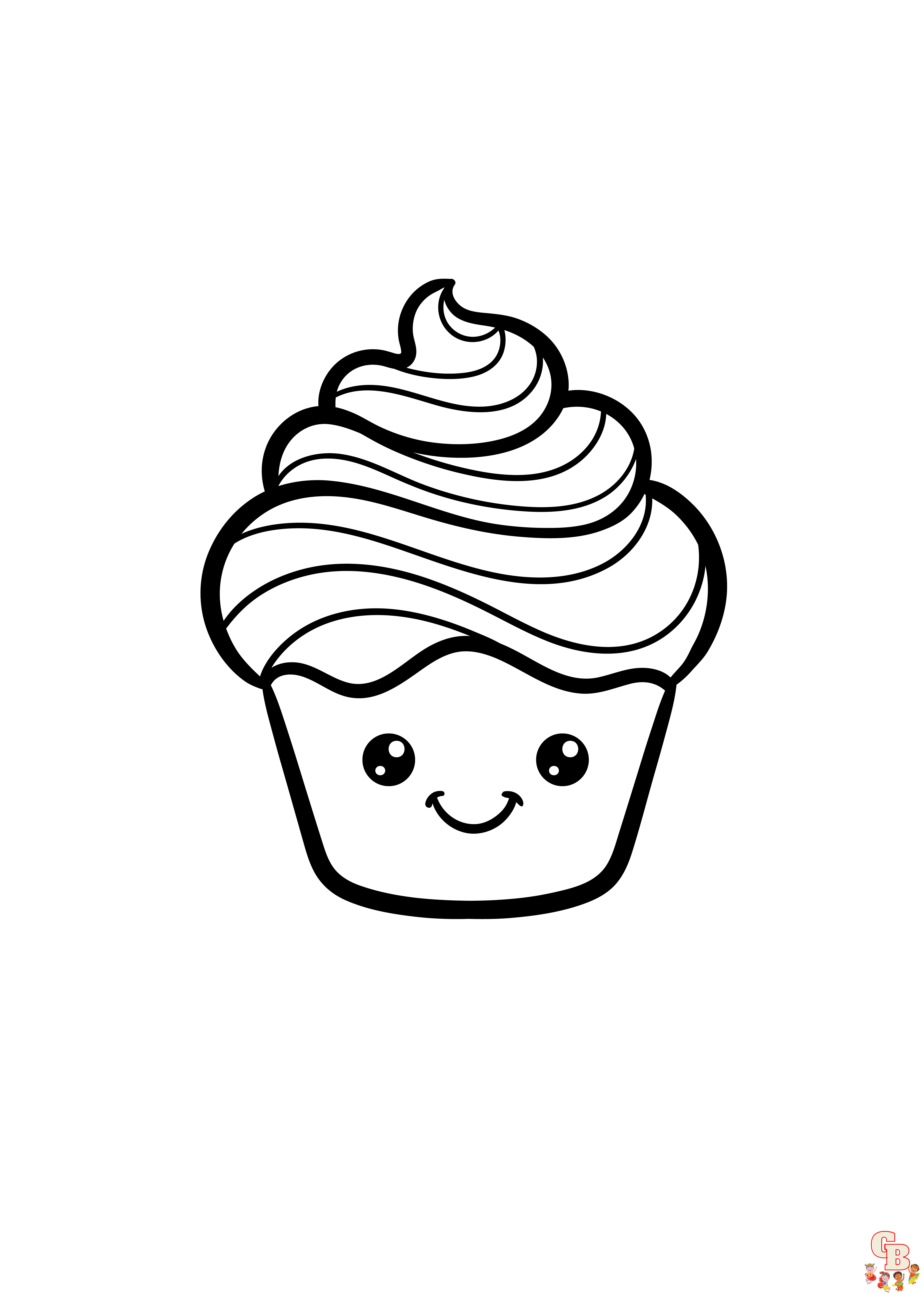 Easy cute coloring pages 12