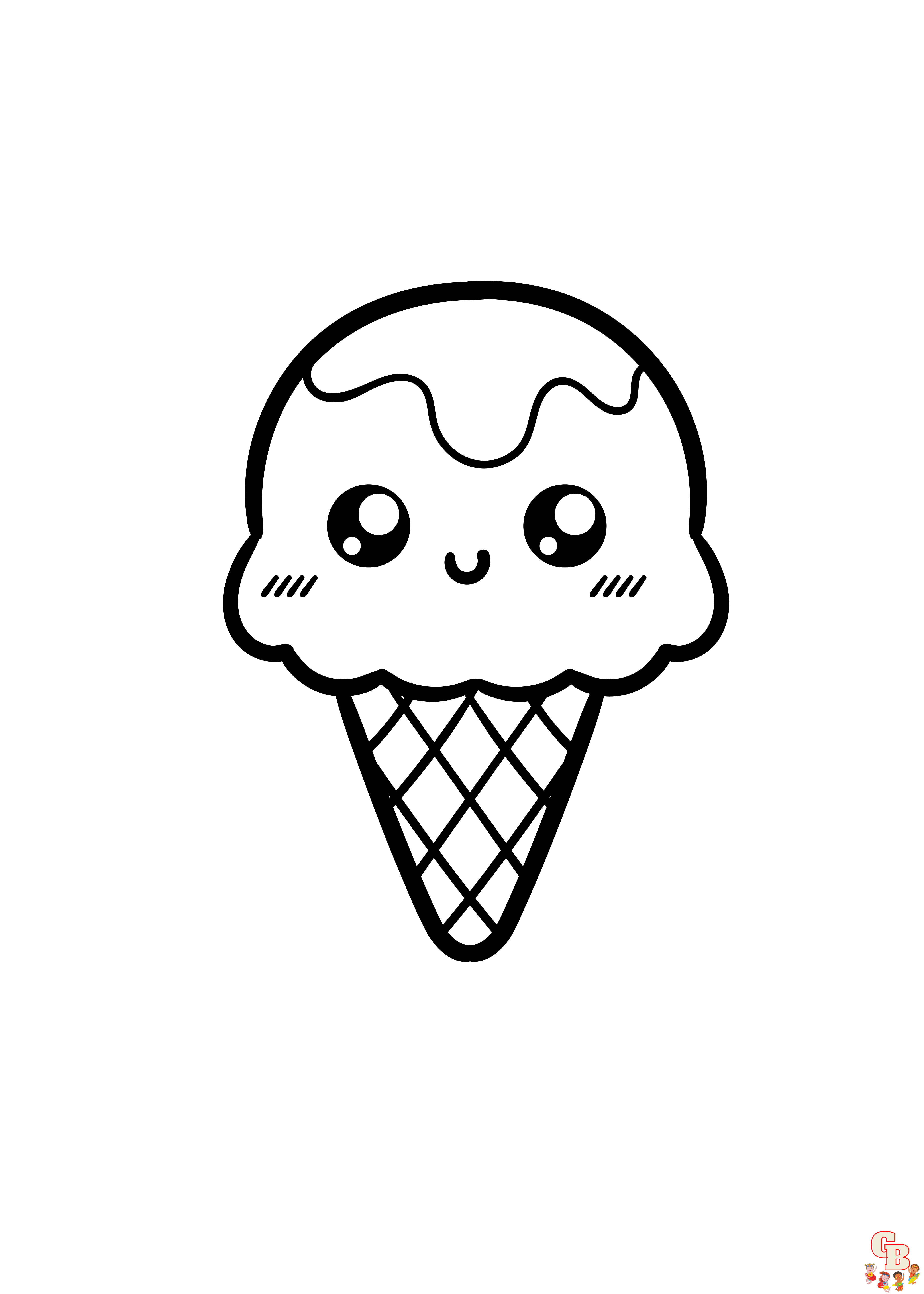 Easy cute coloring pages 14
