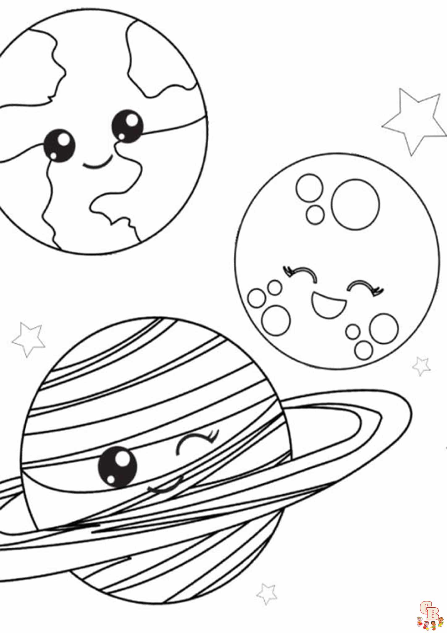 Easy cute coloring pages 19