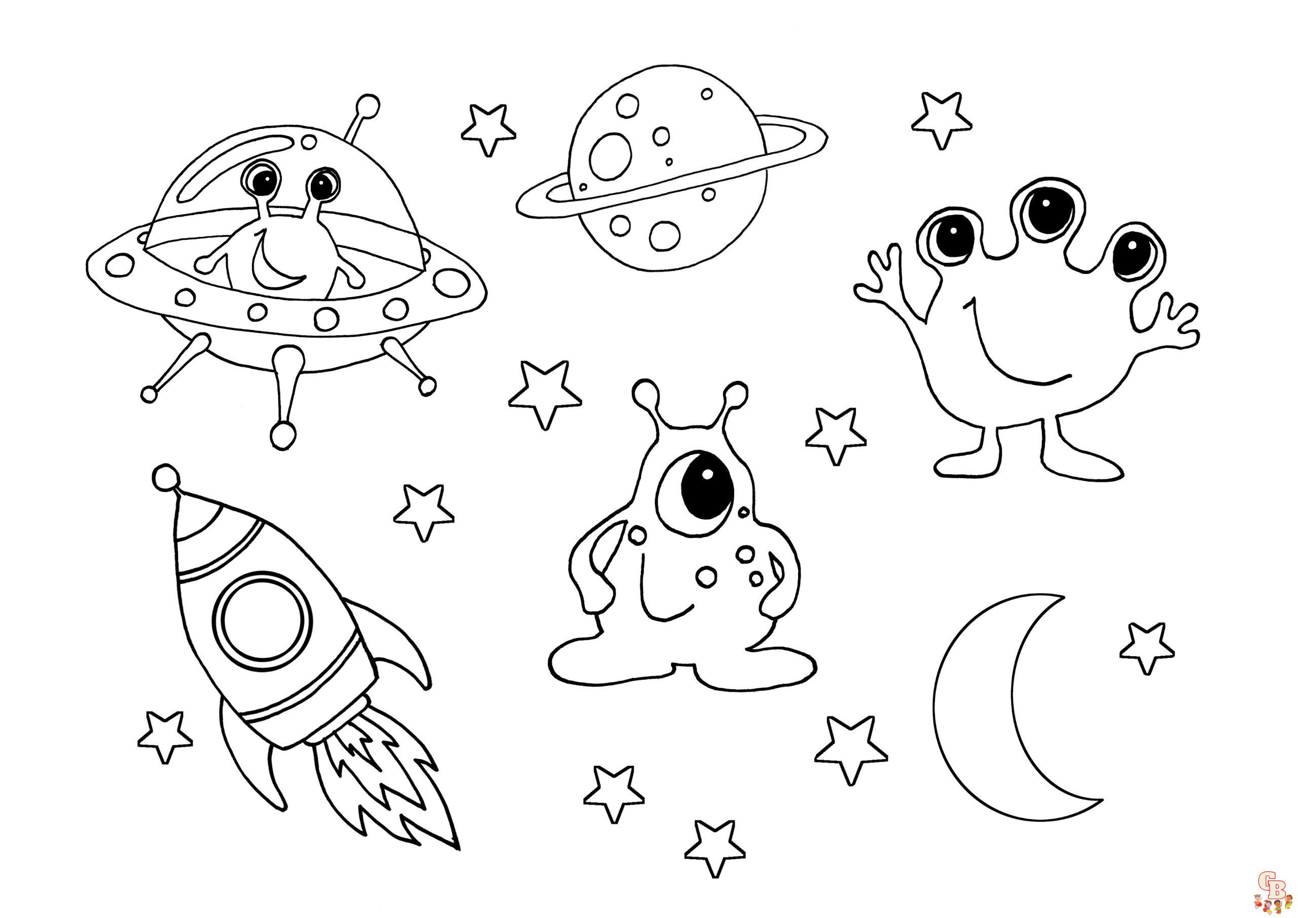 Easy cute coloring pages 2