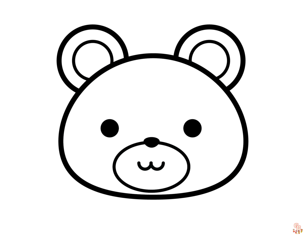 Easy cute coloring pages 3
