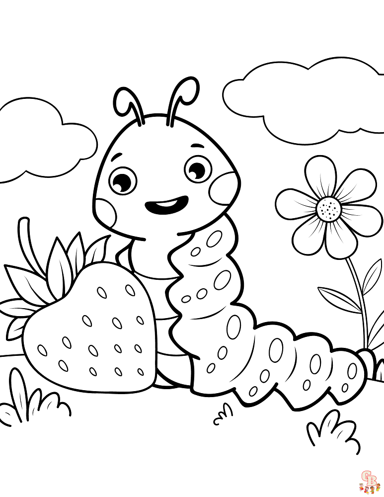 Easy cute coloring pages 8