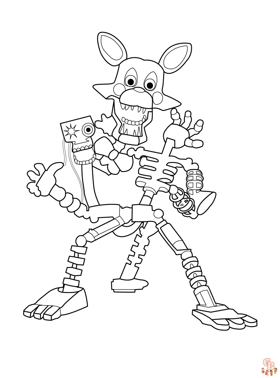 FNAF Coloring Pages 1