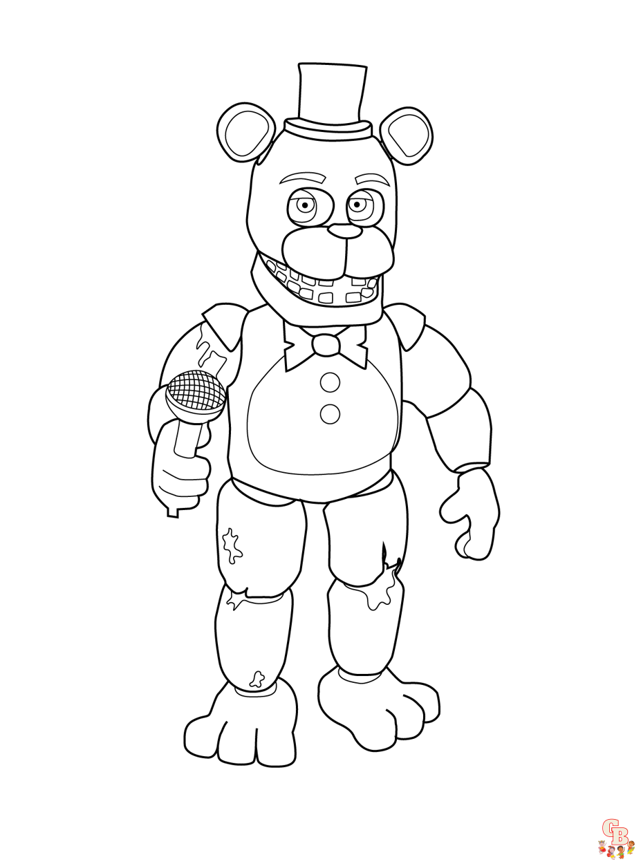 FNAF Coloring Pages 2