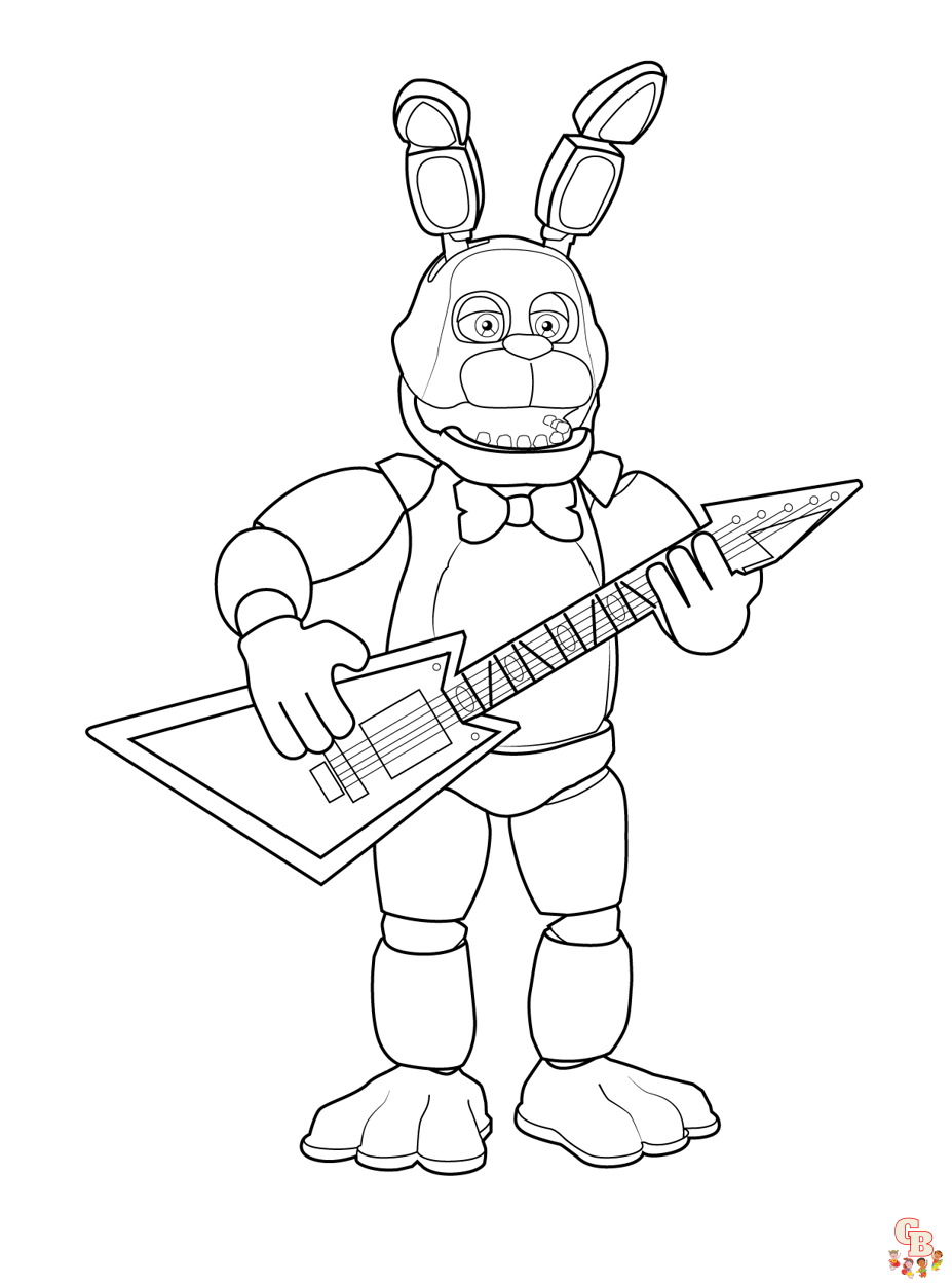 FNAF Coloring Pages 3