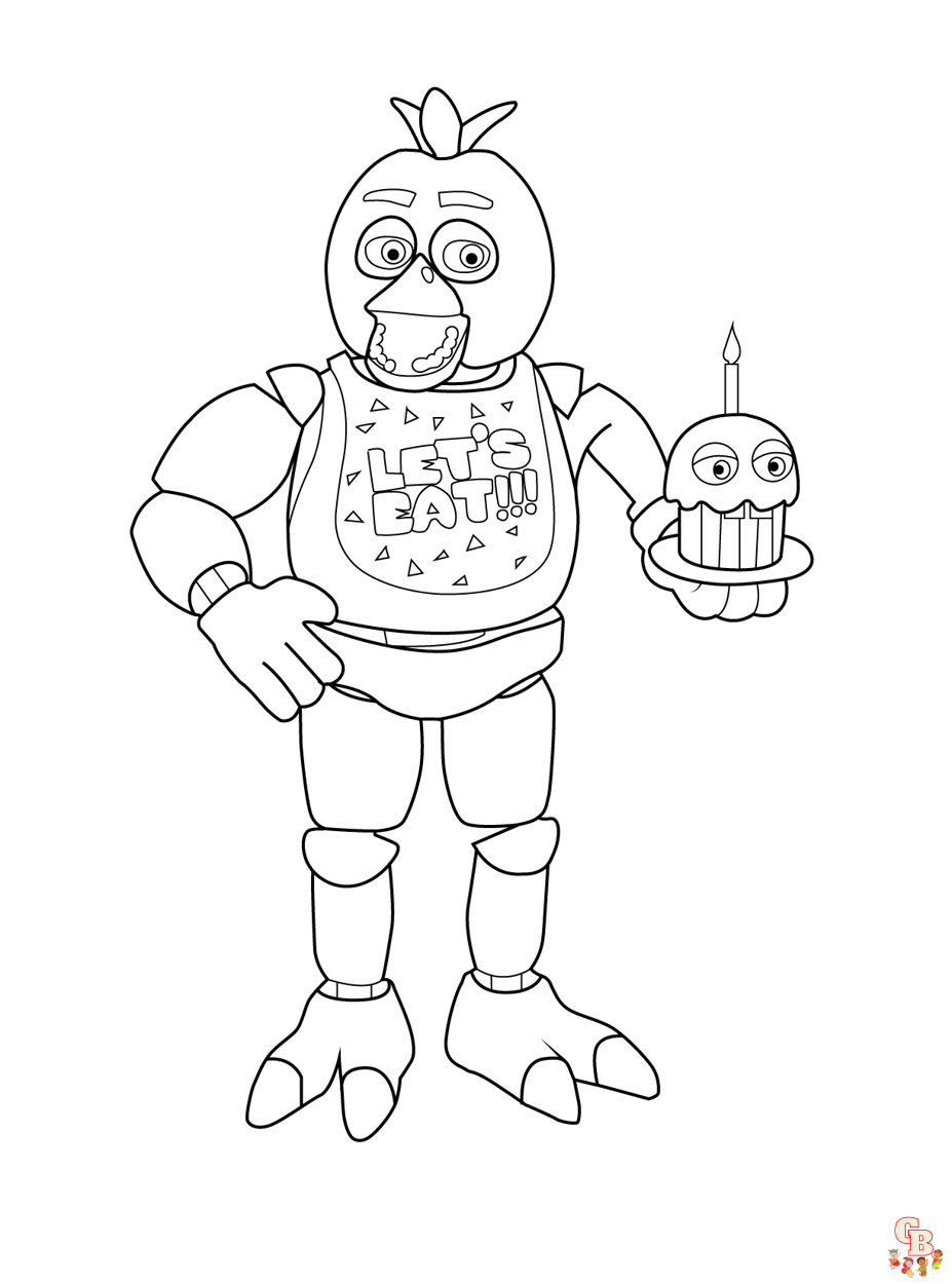 FNAF Coloring Pages 4