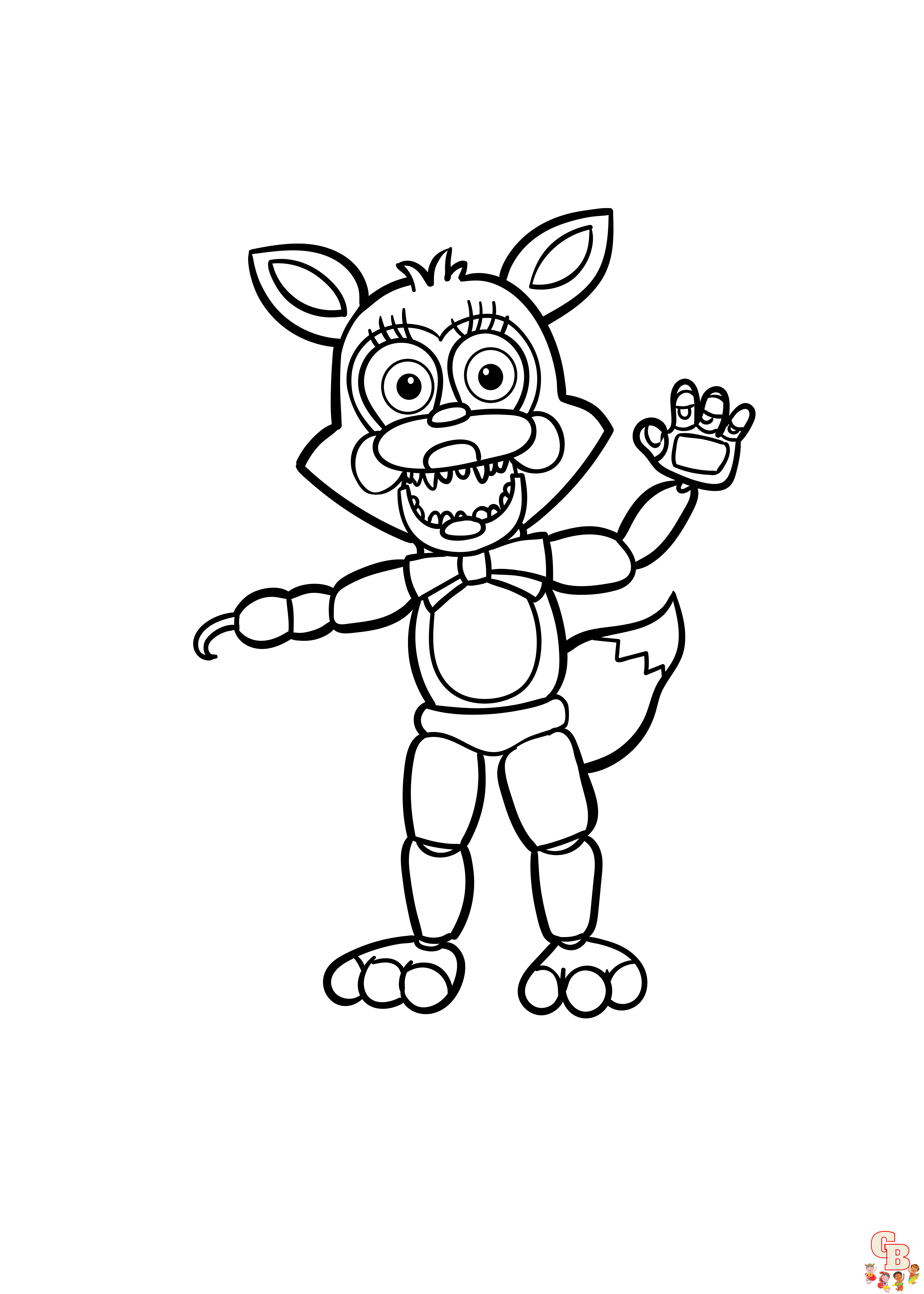 FNAF Coloring Pages 6