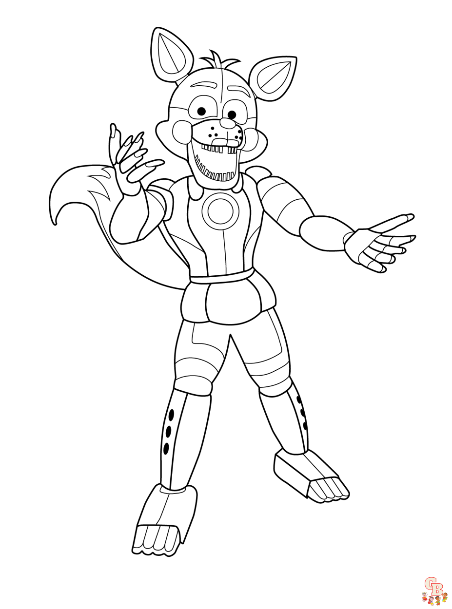 FNAF Coloring Pages 8