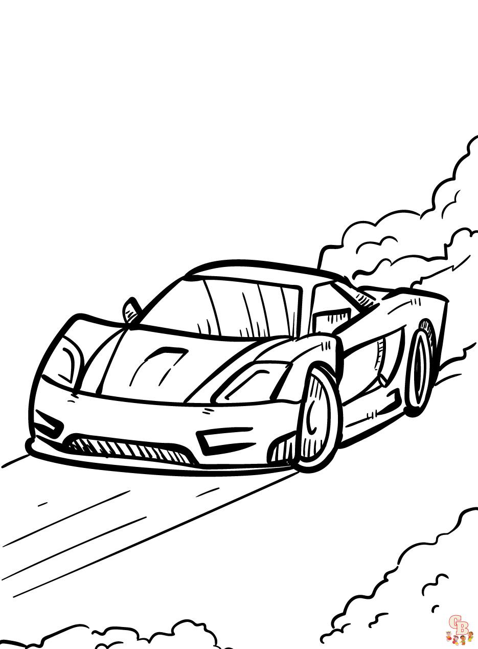 Fast and Furious Coloring Pages 1