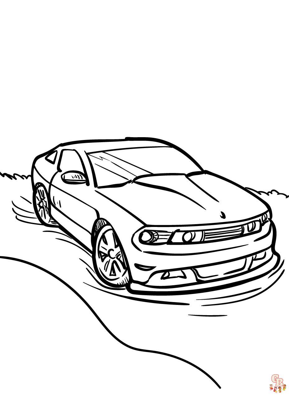 Fast and Furious Coloring Pages 2