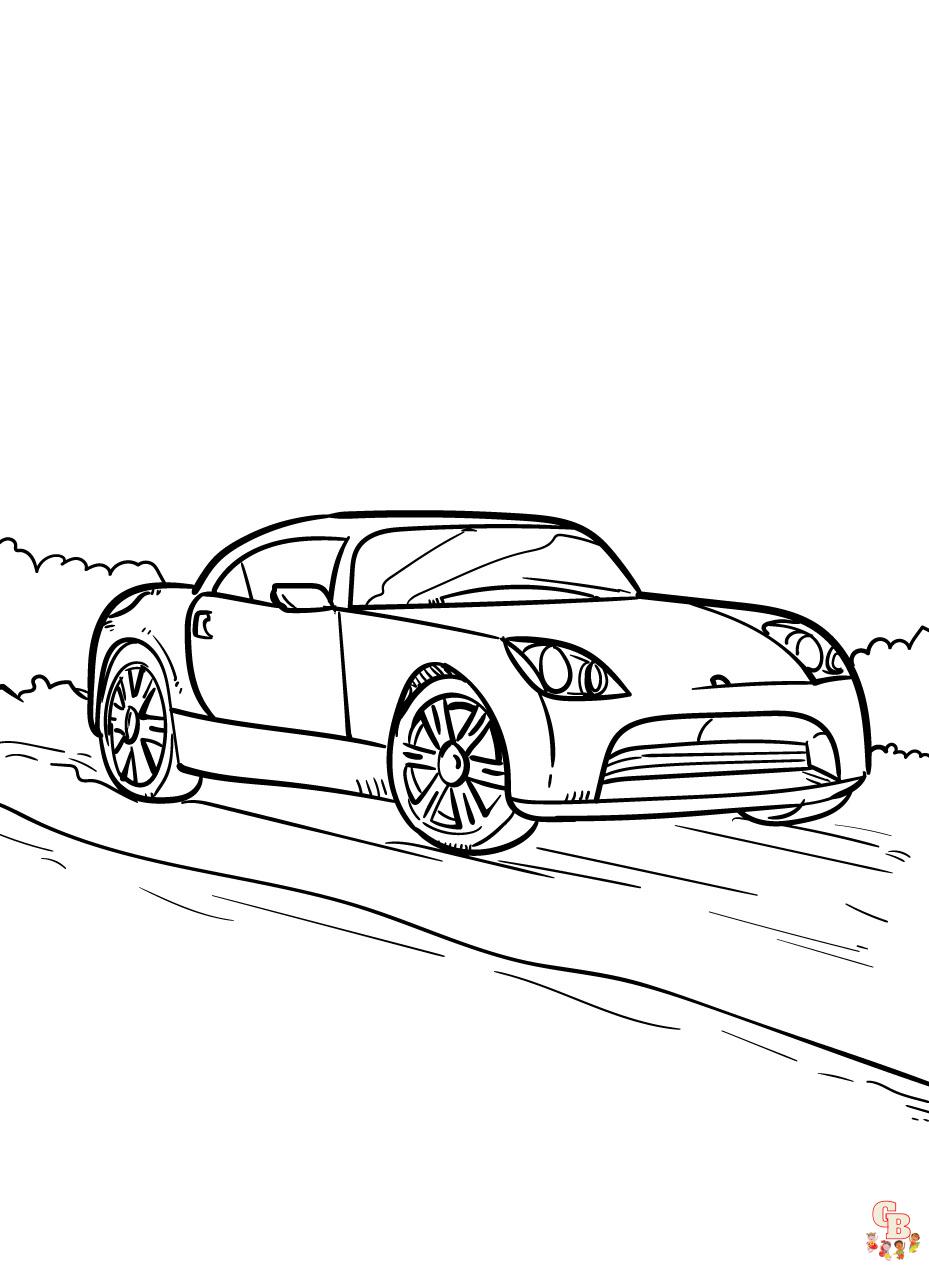 Fast and Furious Coloring Pages 8