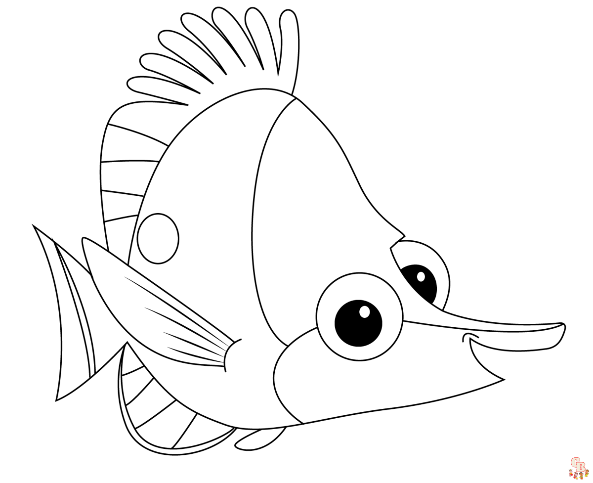 Finding Nemo Coloring Pages 1