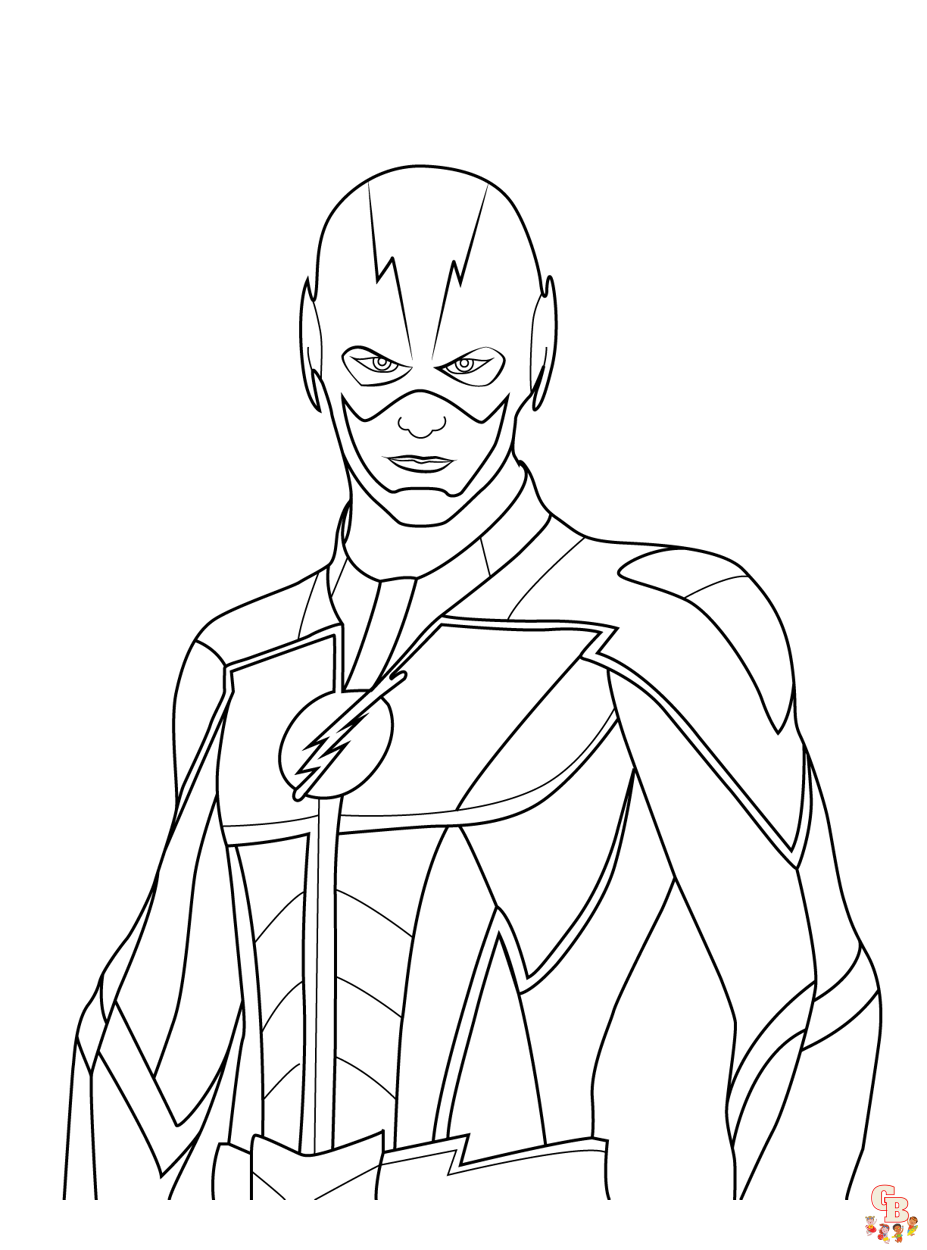 Flash Coloring Pages 2