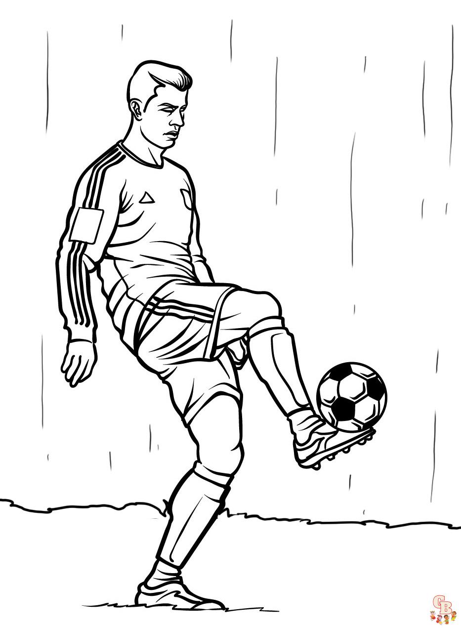 Football Player Coloring Pages 2