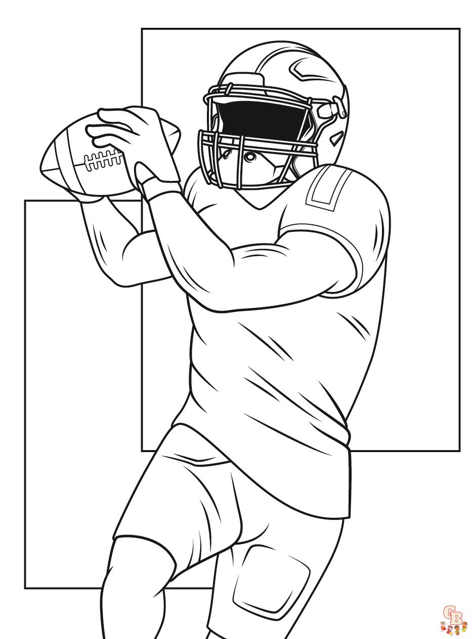 Football Player Coloring Pages 5