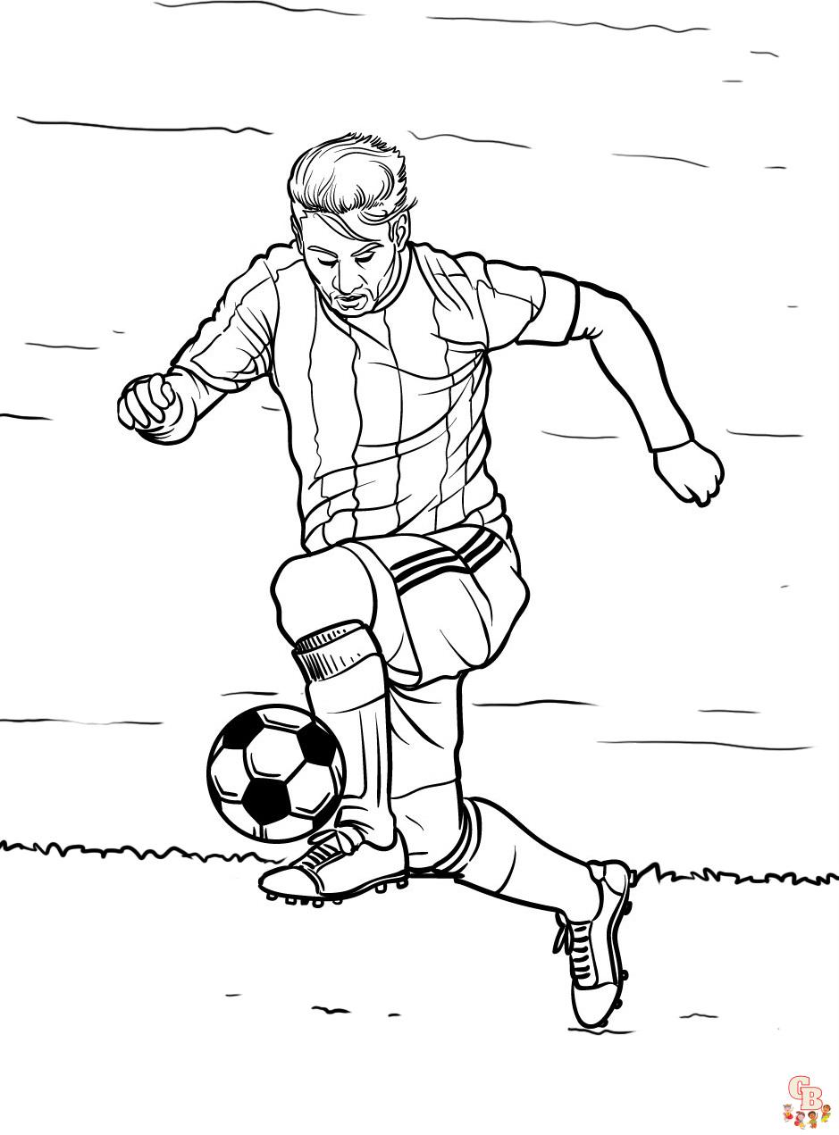 Football Player Coloring Pages 6