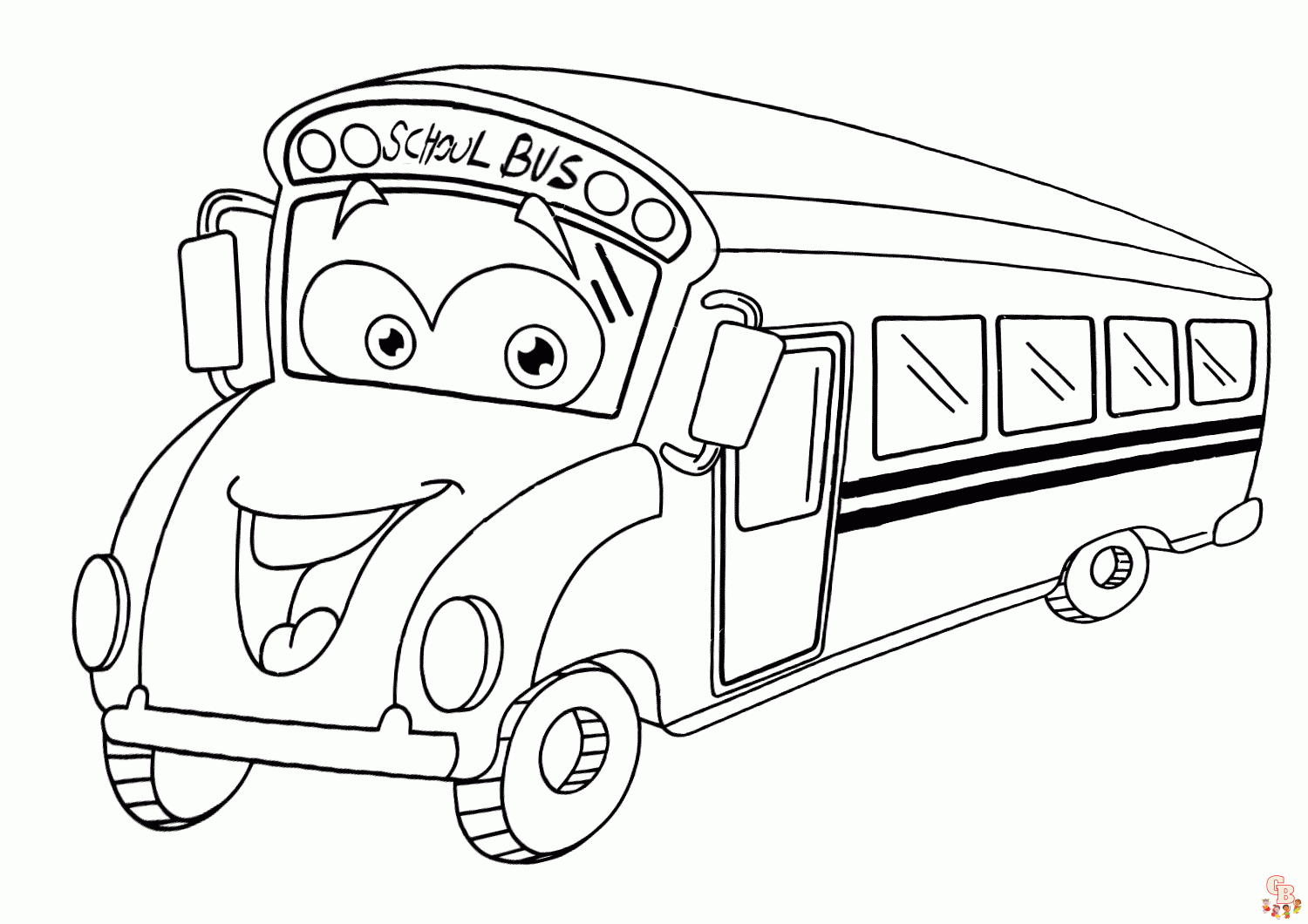 Frank Tayo the Little Bus Coloring Pages 4