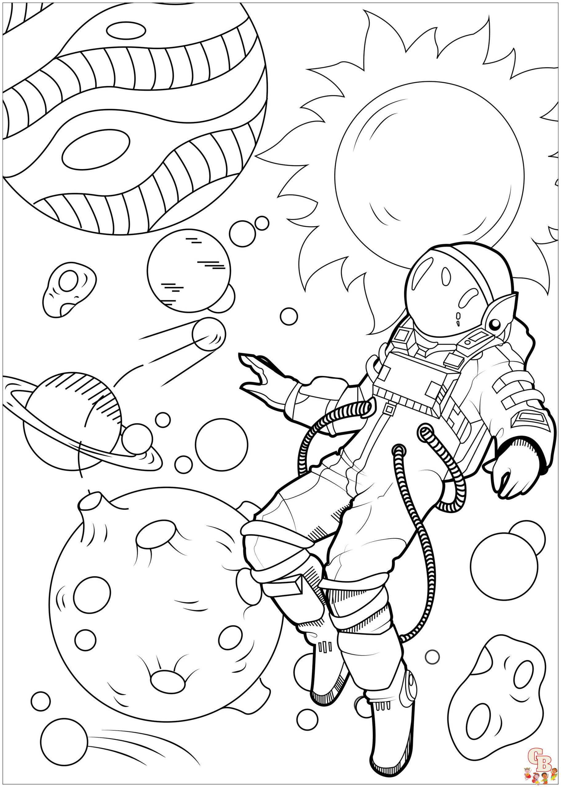 Galaxy Coloring Pages 2