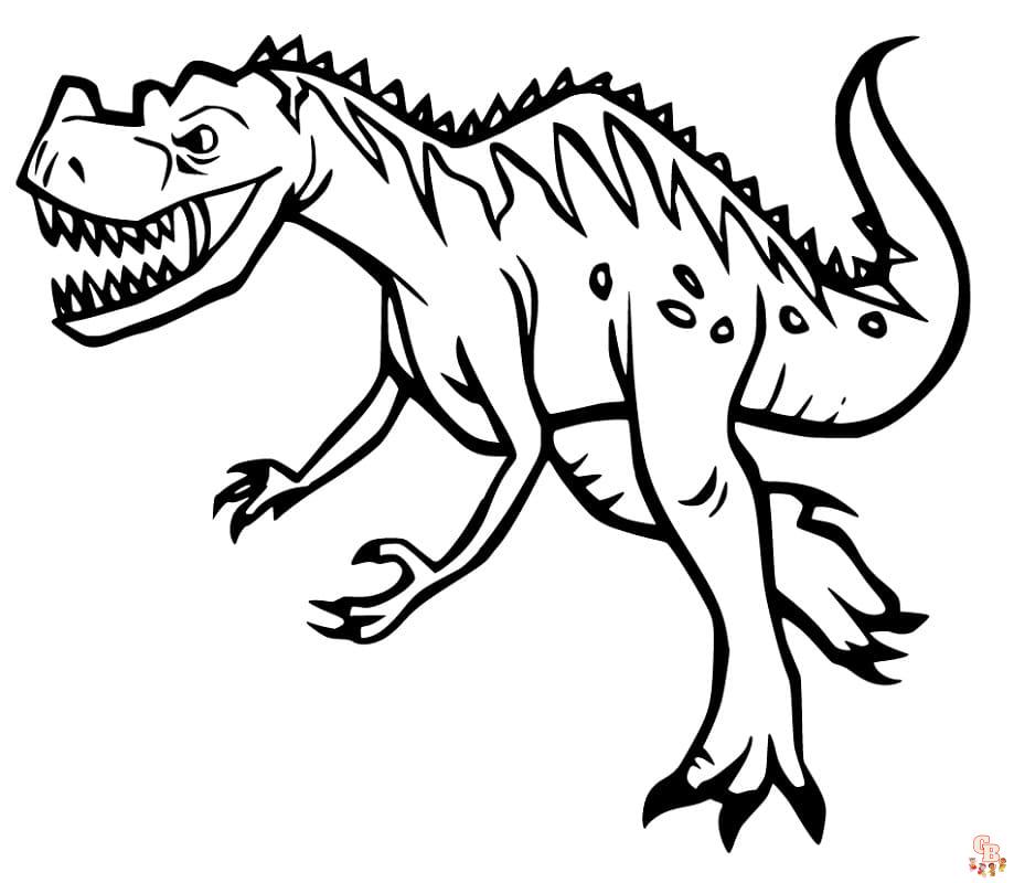 Giganotosaurus Coloring Pages 1