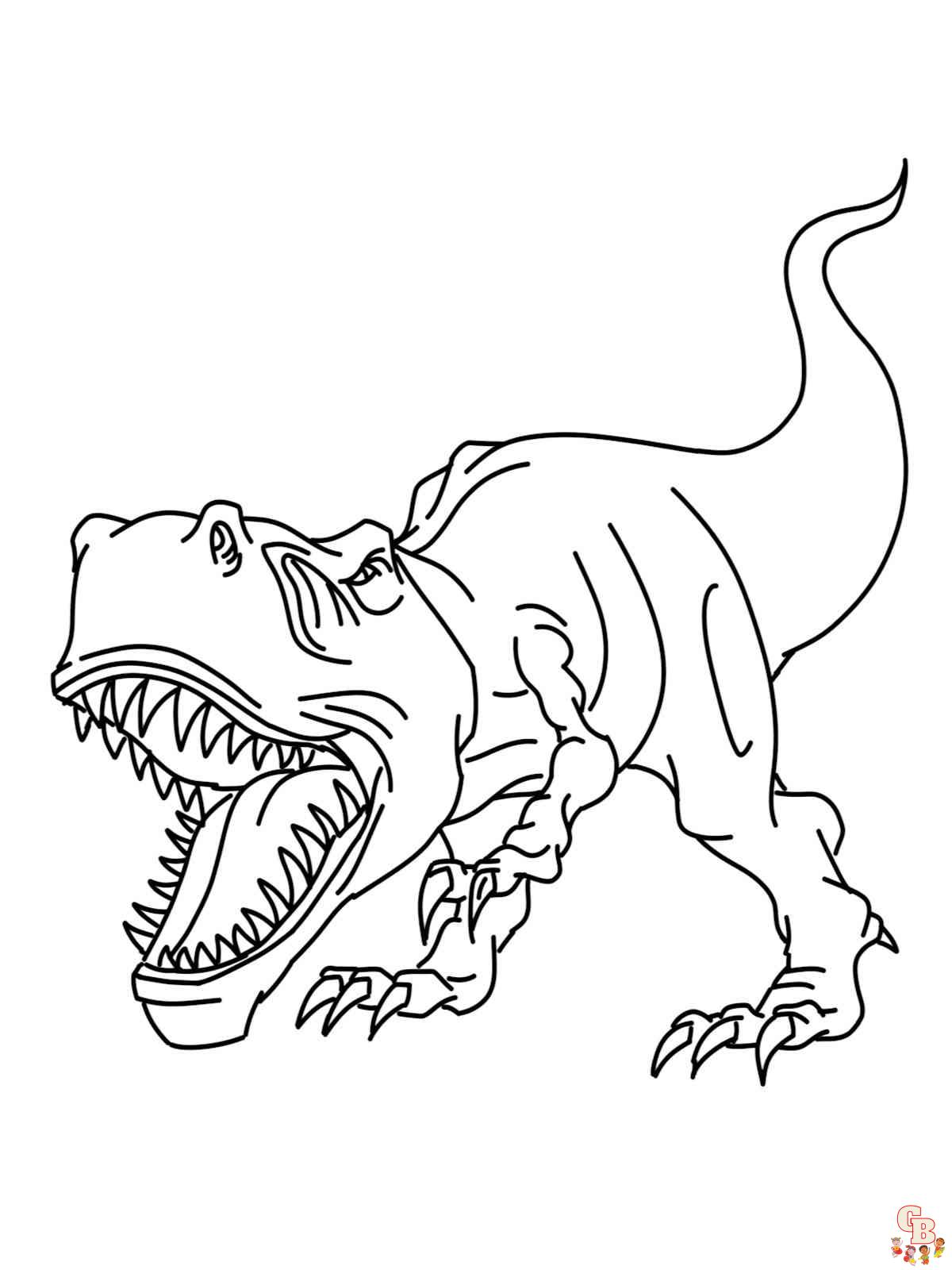 Giganotosaurus Coloring Pages 3