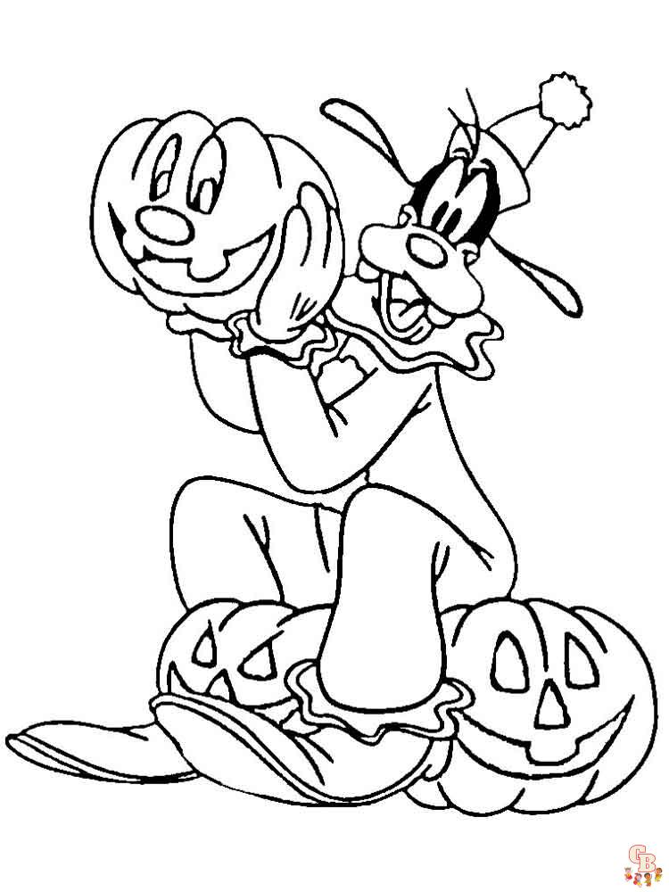 Goofy Coloring Pages 16