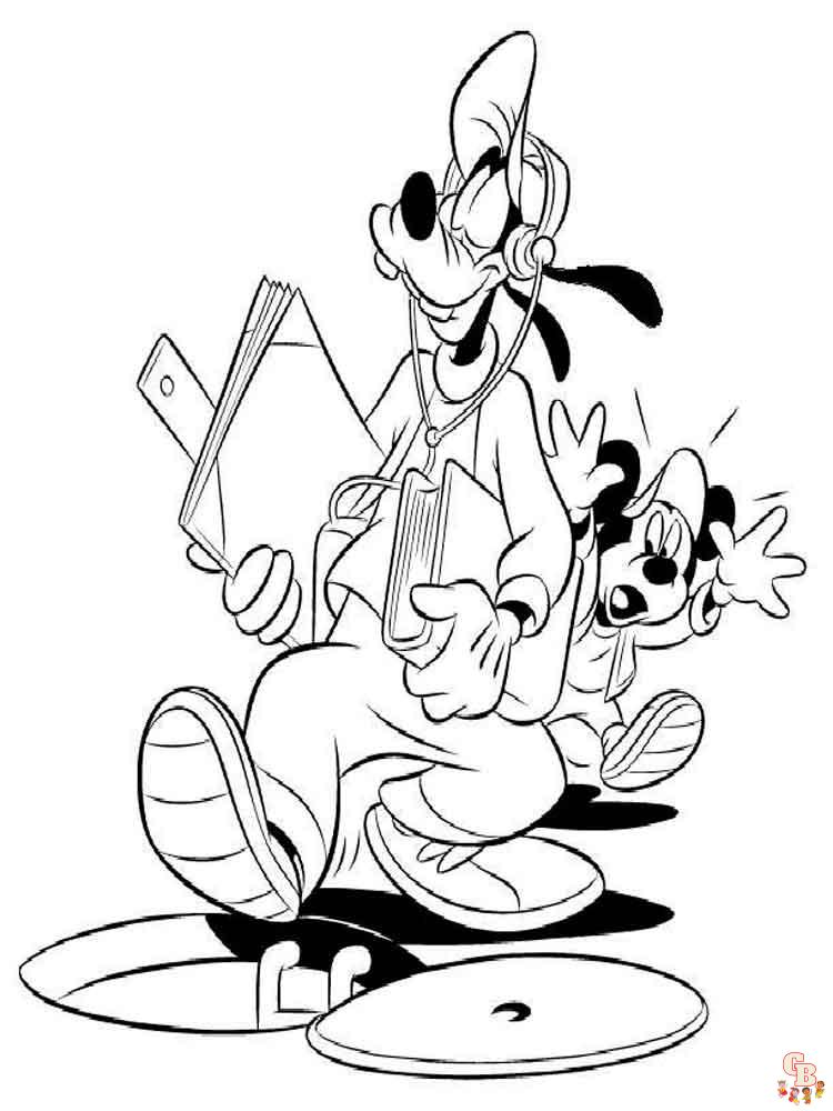 Goofy Coloring Pages 37