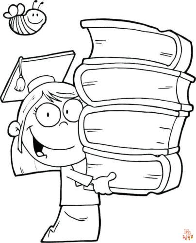 Graduation Coloring Pages 2