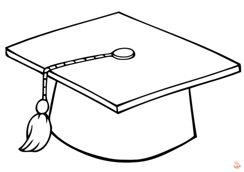 Graduation Coloring Pages 2