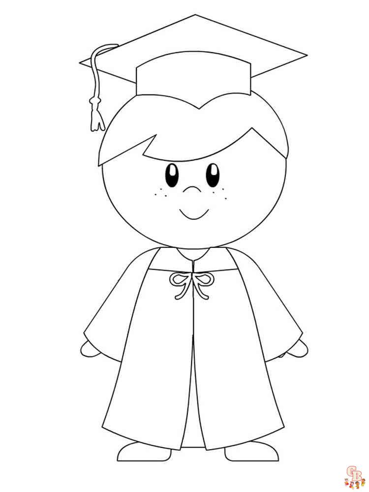 Graduation Coloring Pages 4