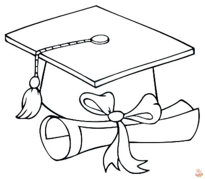 Graduation Coloring Pages 5